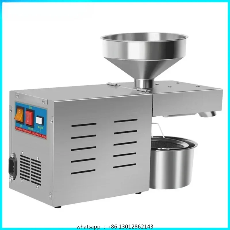 R3 Automatic Multifunctional Oil Press Electric Small Oil Press Home Commercial Stainless Steel Oil Press Machine