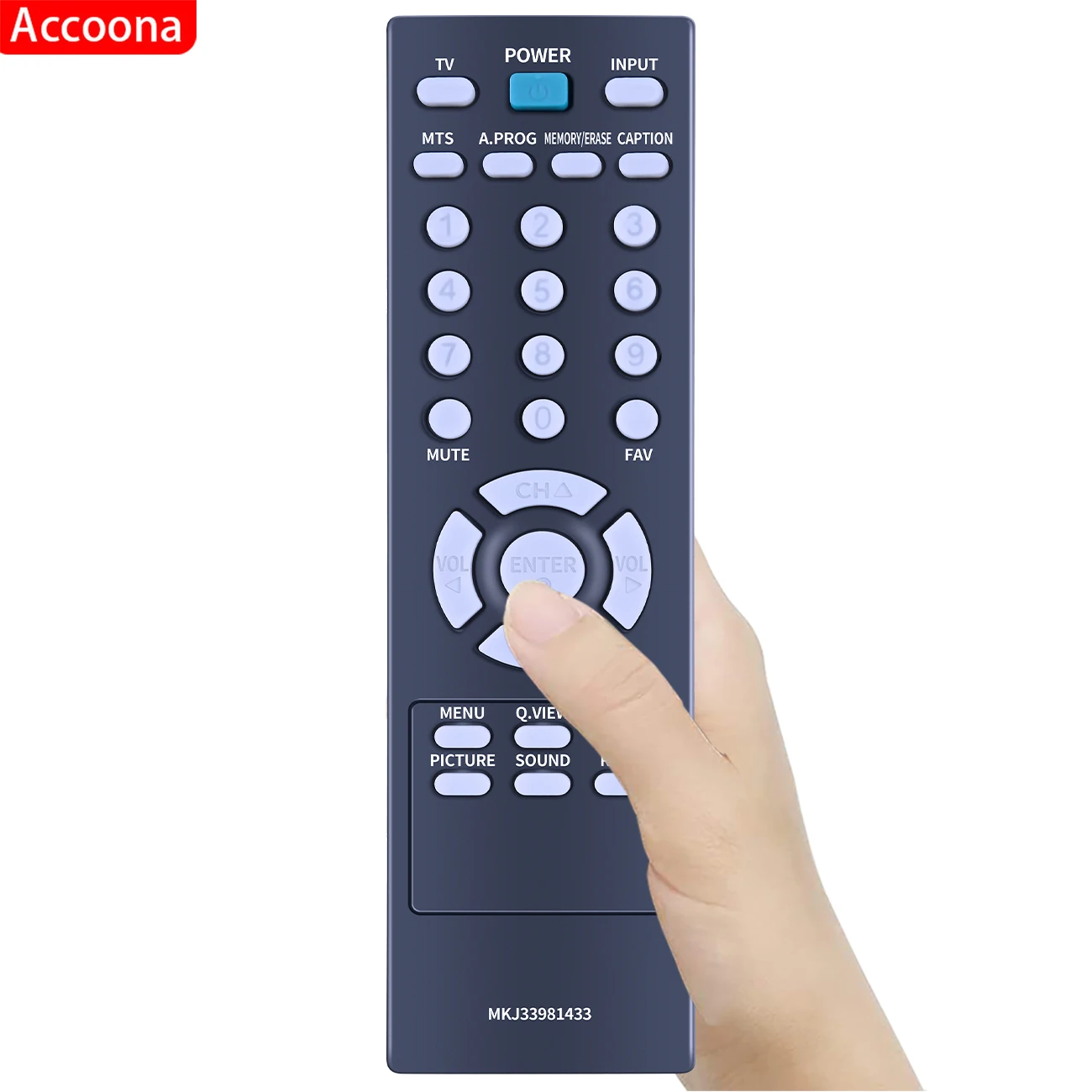 التحكم عن بعد Accoona لتلفزيون LCD MKJ33981433 47LG50-UG 47LG50-UA 37LG30-UA 5260UA 52LG60