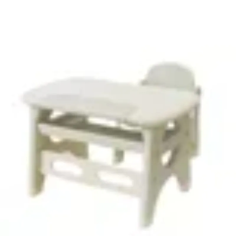 Children's Table and Chair Set Reading Area Small Table Toy Table Plastic Baby Early Education Game Learning Tabl on sale