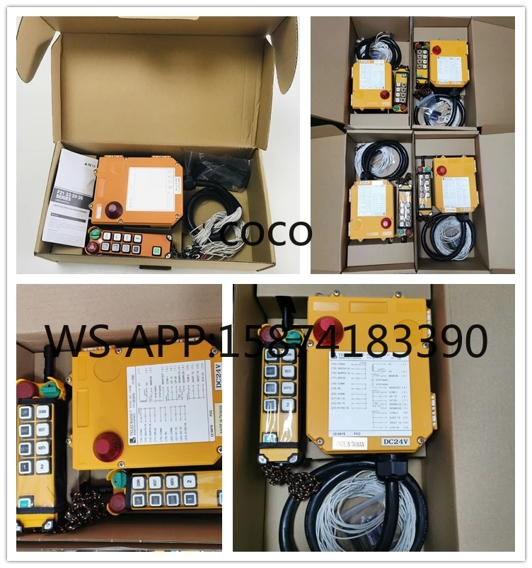 Industrial F24-8D Wireless Radio Remote Controller, Waterproof Transmitter Receiver Control Switch