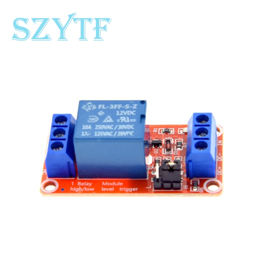 1 Channel 5V / 12V Relay Module Board Shield With Optocoupler Support High And Low Level Trigger For Arduino