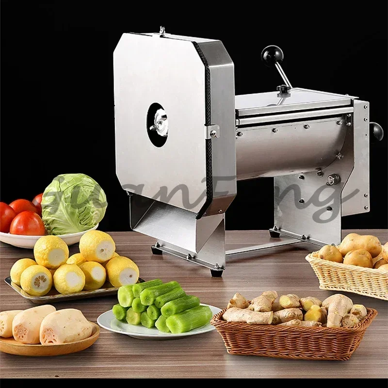 Commercial‑Grade K5138AL Electric Fruit Vegetable Slicing Machine, 0‑10mm Thickness Adjustable Potato Lemon Cutter