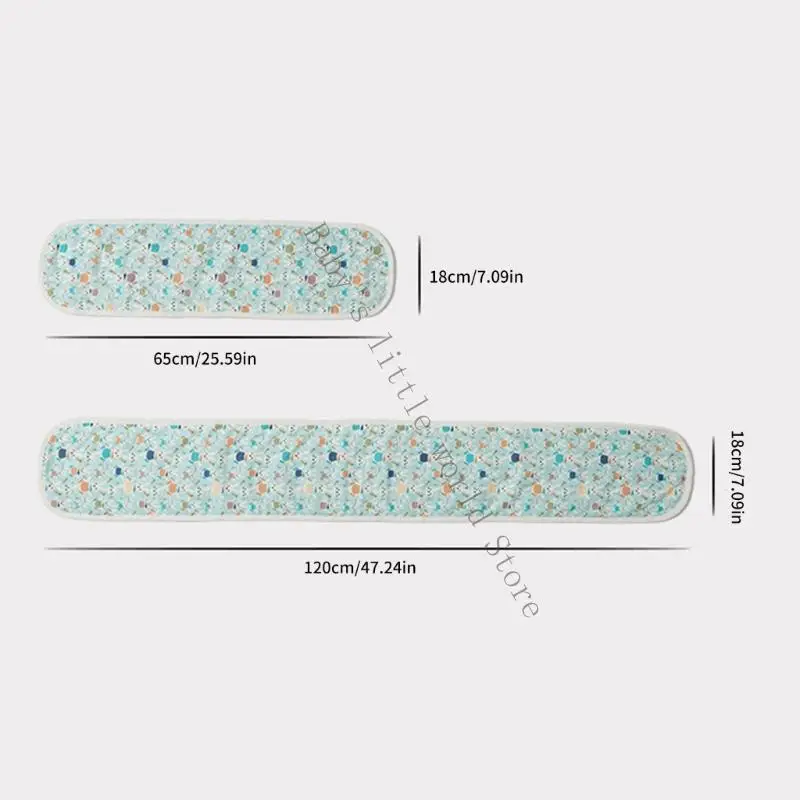 مجموعة من 4 قطعة من واقيات حواف سرير القطن قابلة للتنفس لسرير الأطفال وواقي حماية لسرير الأطفال مطبوع عليه رسوم كرتونية غطاء #6