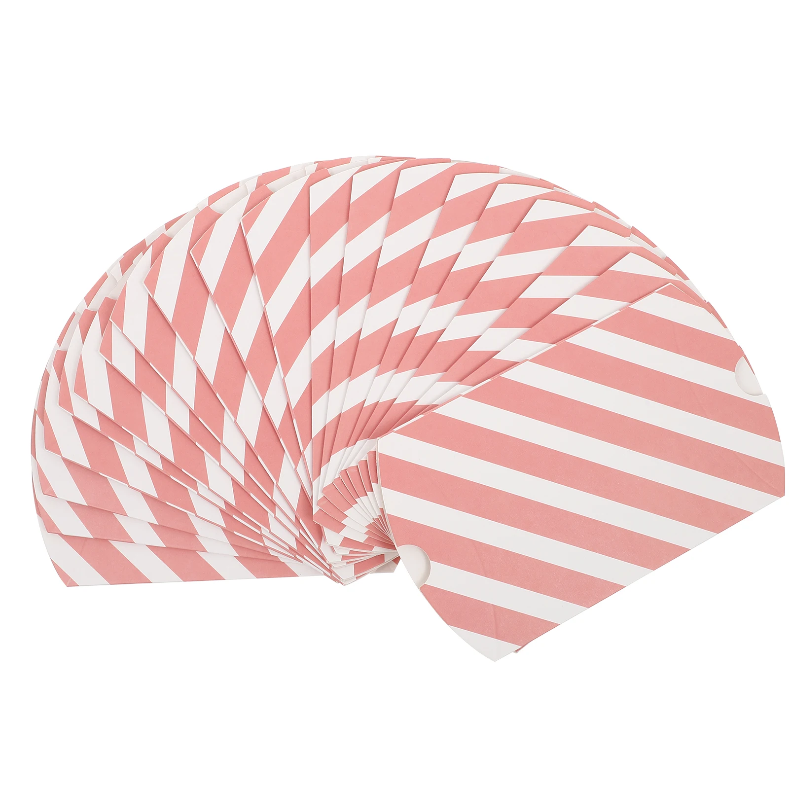 

20pcs Striped Gift Boxes Treat Holder Food Paper Favor Goodies Present Cases Snacks Packing Candy Containers Premium Quality