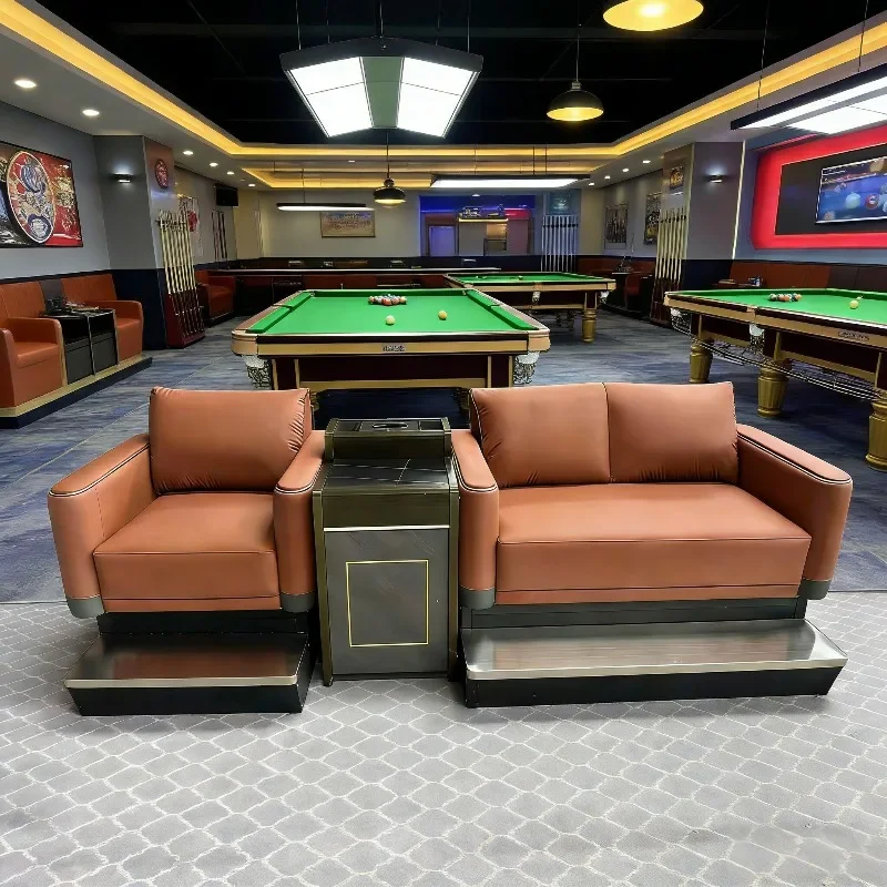 Billiards sofa viewing chair Billiards hall special viewing ball watching card seat Billiards hall rest sofa coffee table combin