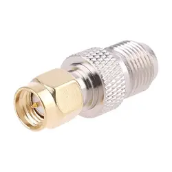 SMA Female To Type F Female Plug Straight RF Coaxial Adapter Connector Converter Drop Shipping