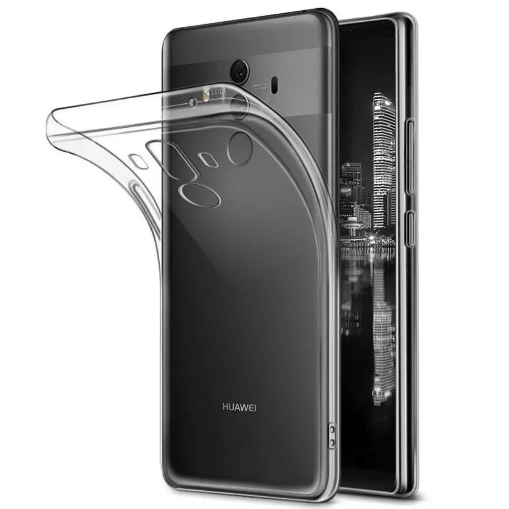 Ultra Thin Phone Case for Huawei Mate 10 Pro Mate10Pro 10Pro Soft TPU Clear Transparent Silicone Shockproof Back Cover Housing