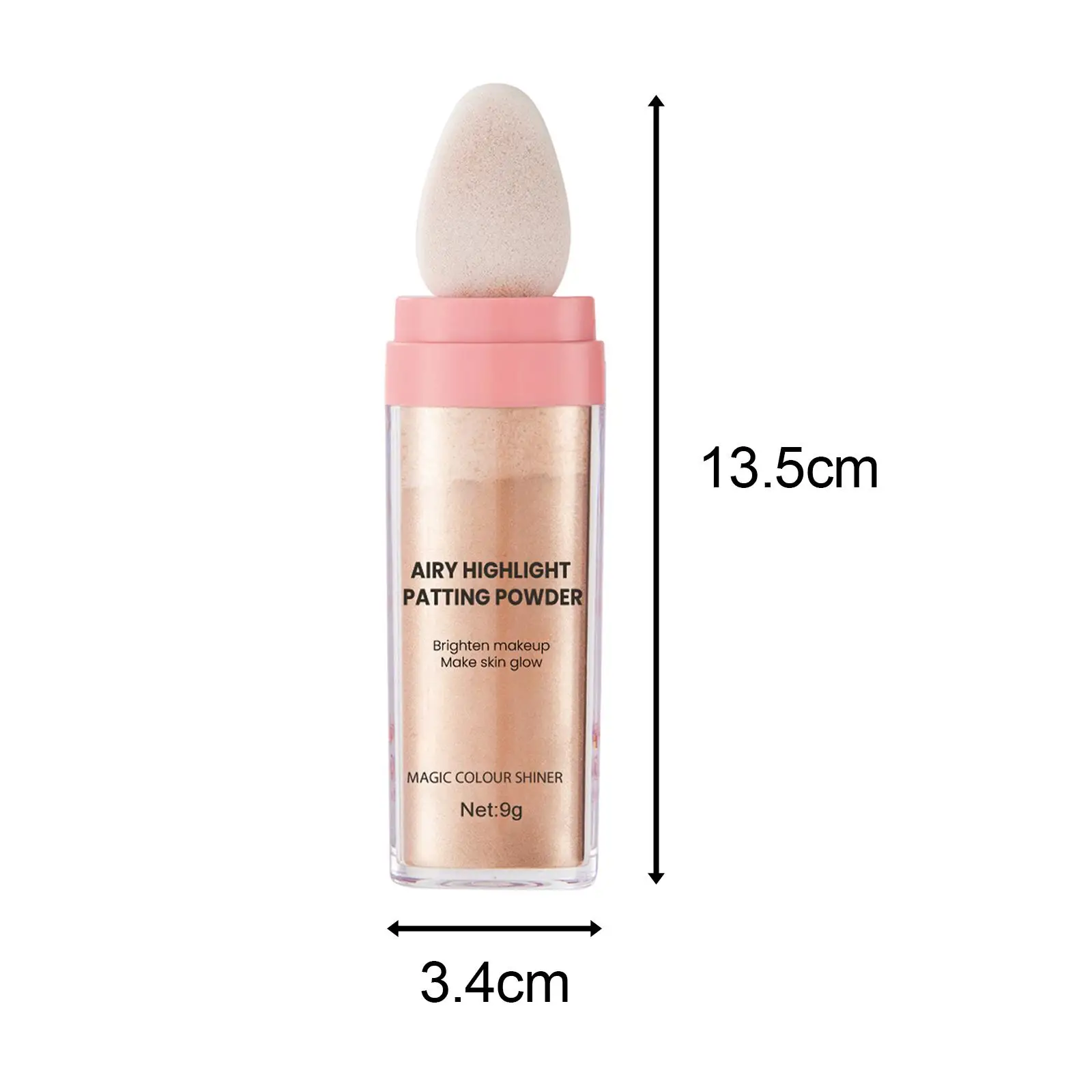 Maquiagem contorno destaque pó vara glitter shimmer para rosto e olhos kit de maquiagem para meninas