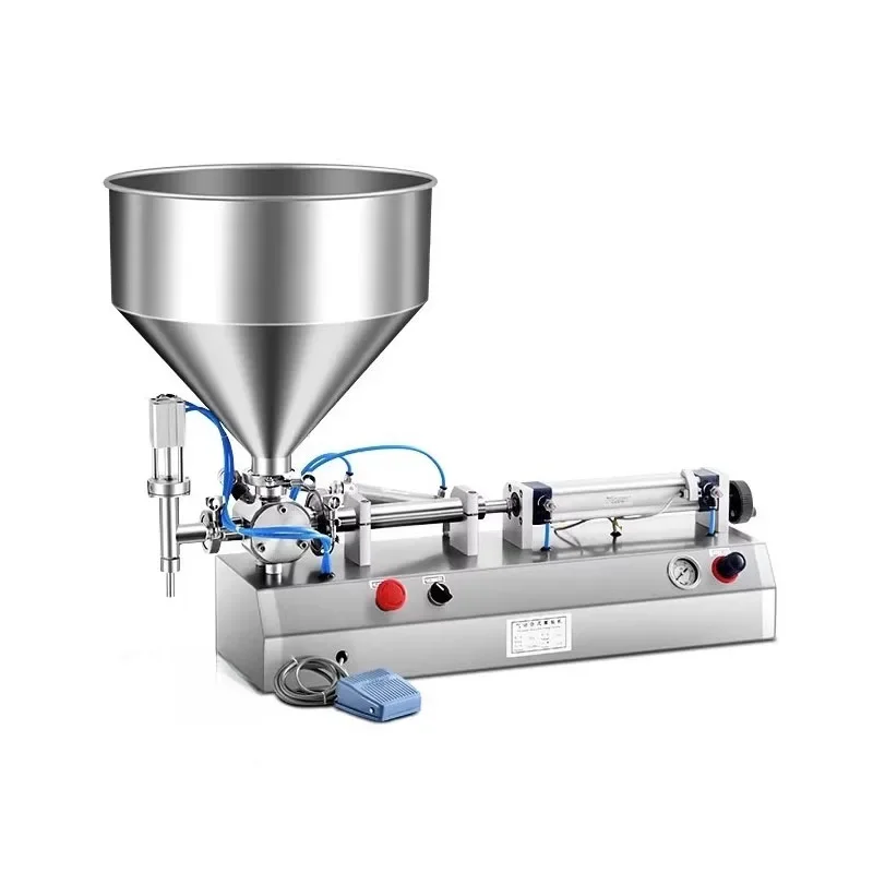 10-300ml Paste filling machine single nozzle filling rotary valve quantitative filling and packaging equipment