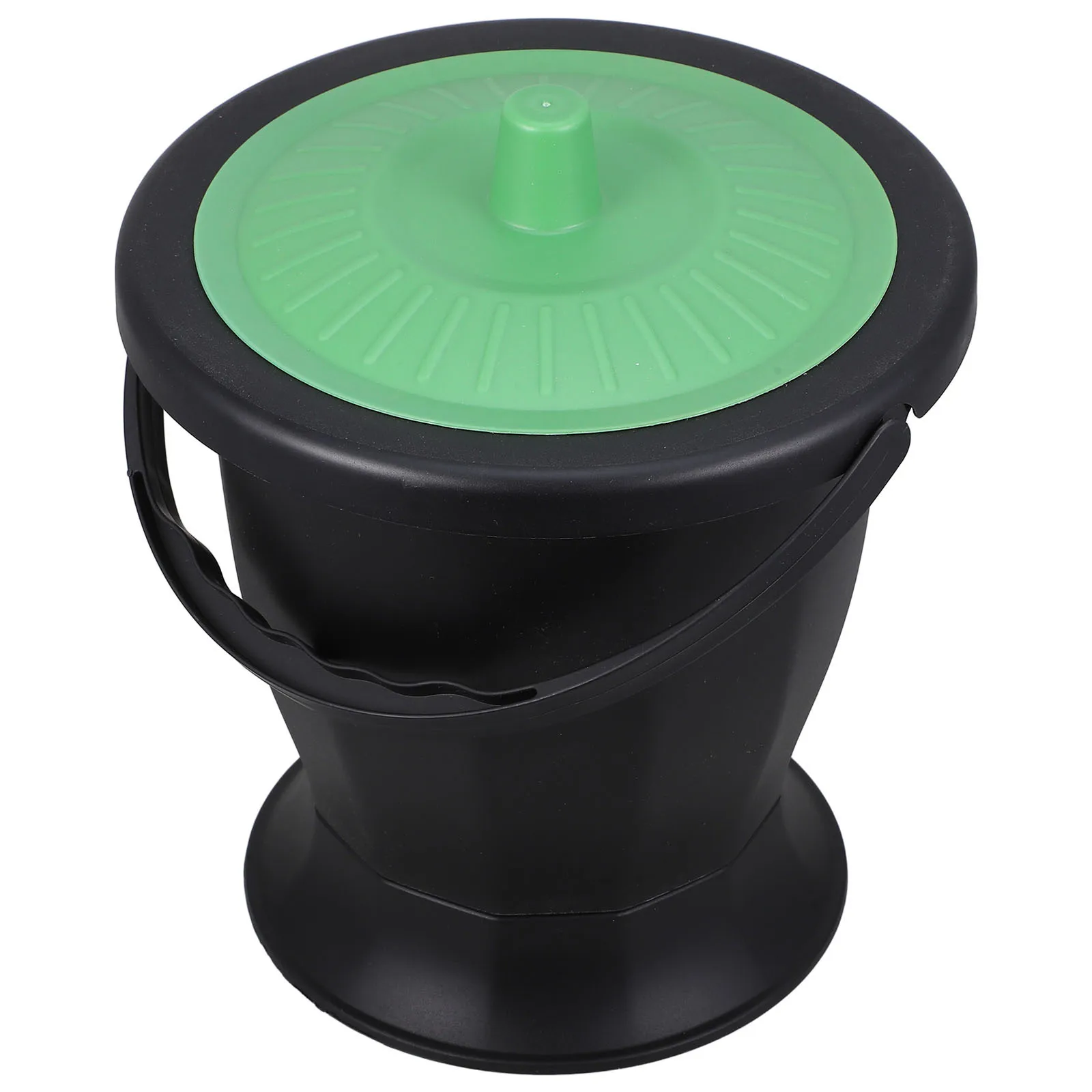 

Plastic Urine Bucket with Lid Portable Toilet for Travel Home Hospital Use Sturdy Smooth Easy Pot for Seniors and