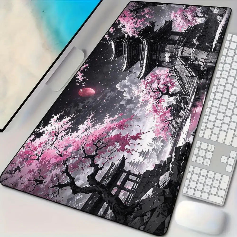 Enchanting Night Scenery Mouse Pad Desk Mat Large Computer Office Carpet XXL Mousepad Gamer Gaming PC Accessories Keyboard Rug