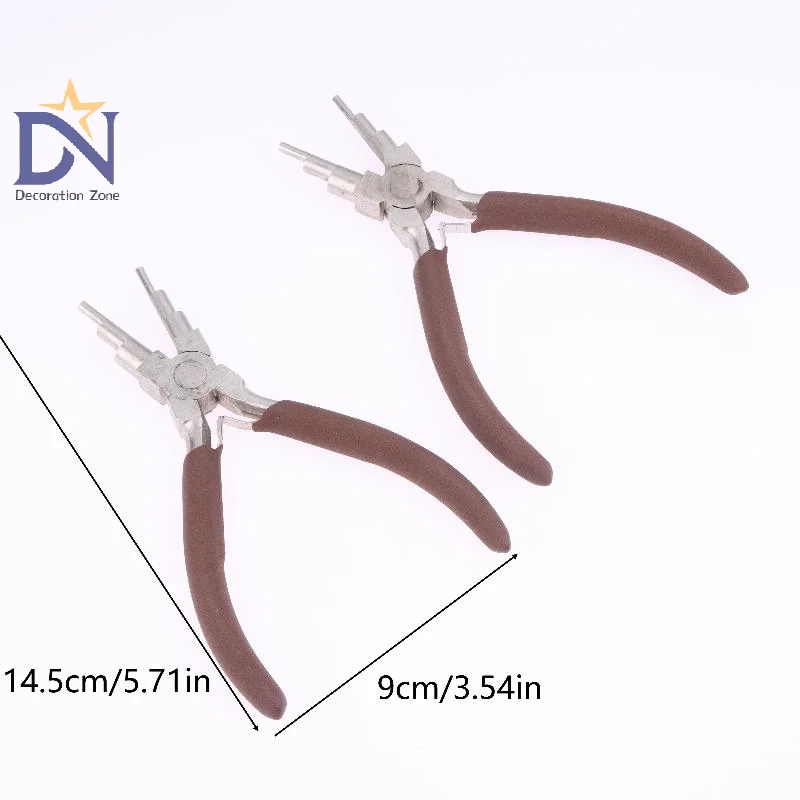 1/2Pcs DIY Jewelry Making Tools, Carbon Steel Wire Bending Looping Pliers For 3-10mm Ring Craft
