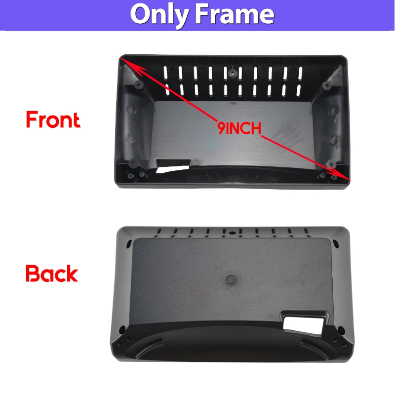 MAMSM 9inch Car Radio frame Android DVD  For LADA 2004-2014 KALINA Car Dashboard 2Din Panel Refitting Player  Frame Kit