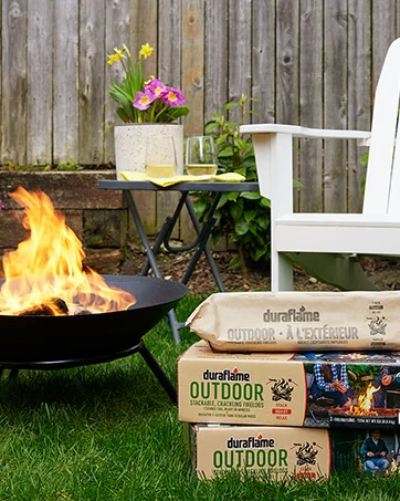 Indoor Outdoor Quick Light Firelog for Camping, Firepits, Bonfires, and Fireplaces