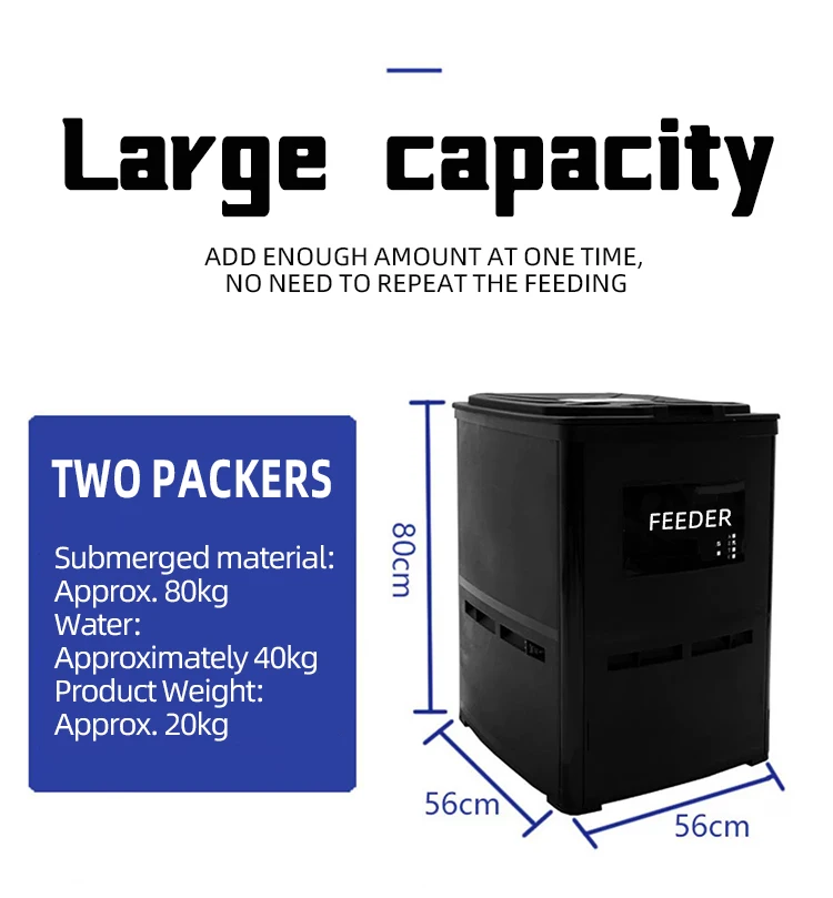 2025Macchina di alimentazione automatica per acquacoltura per alimentatore automatico per l'allevamento di pesci
