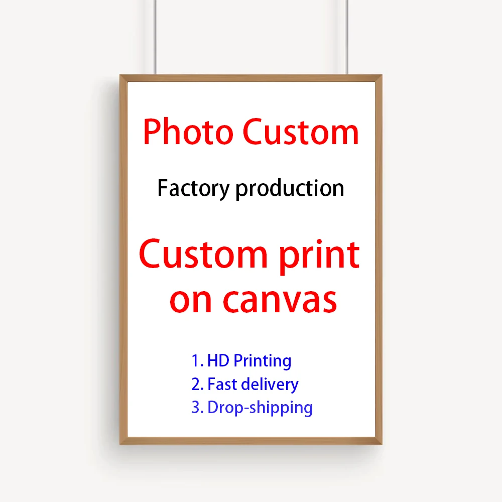 

Personalized customization Wall Art Prints Posters Canvas Decorative Painting Wall Decoration Mural Pictures Living Room Decor