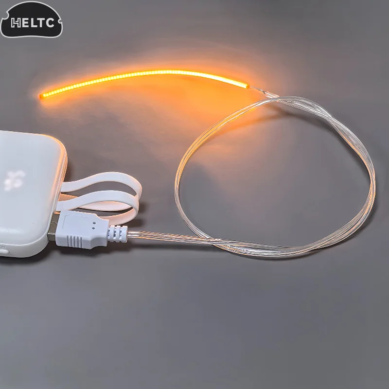 1PCS DC5V Parti della lampada Diodo LED Filamento flessibile DC 5V USB LED 360 °   Lampadina Edison creativa pieghevole luminosa