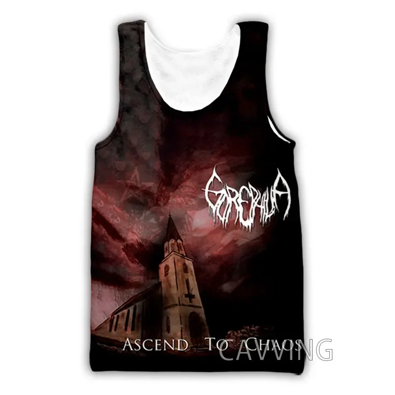 CAVVING 3D Printed  Gorephilia Rock  Band  Tank Tops Harajuku Vest  Summer Undershirt Shirts Streetwear for Men/women