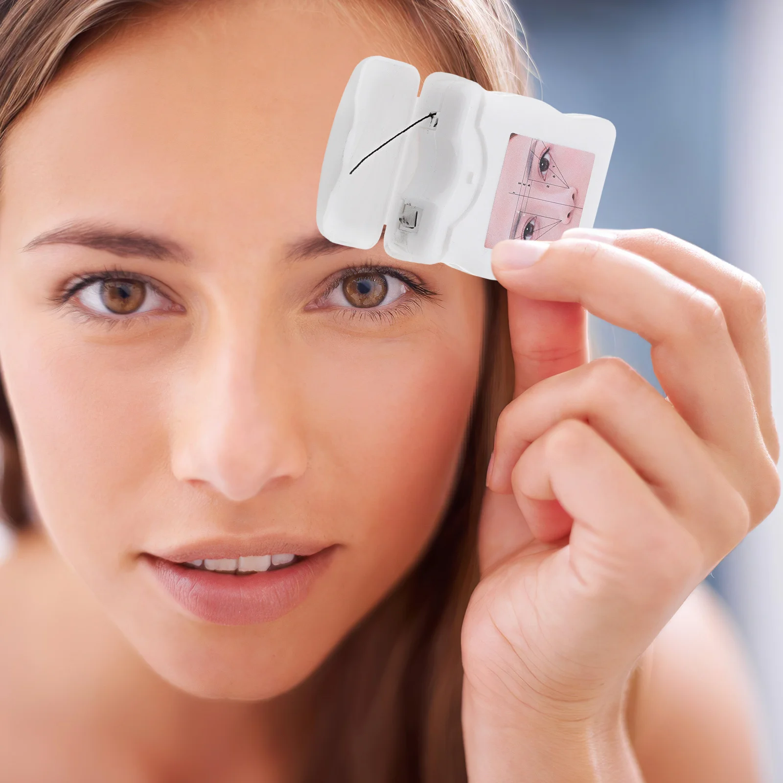 Eyebrow Mapping String Precision Brow Mapping Tool Strong Nylon Material for Easy Eyebrow Positioning Measuring Women Makeup