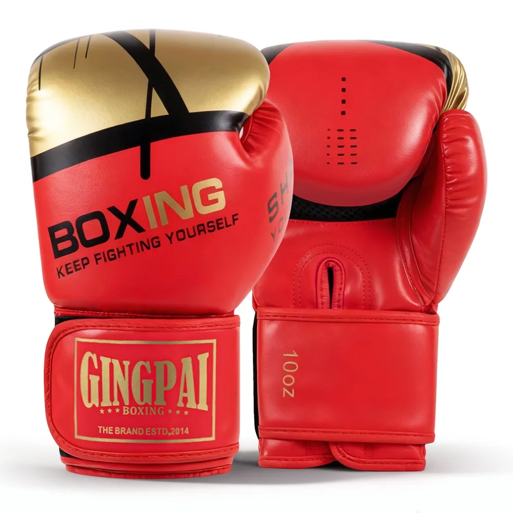 

Breathable PU Leather Children Boxing Gloves 6oz Weight Thickened Padding Training Gloves Free Fight Professional Grade