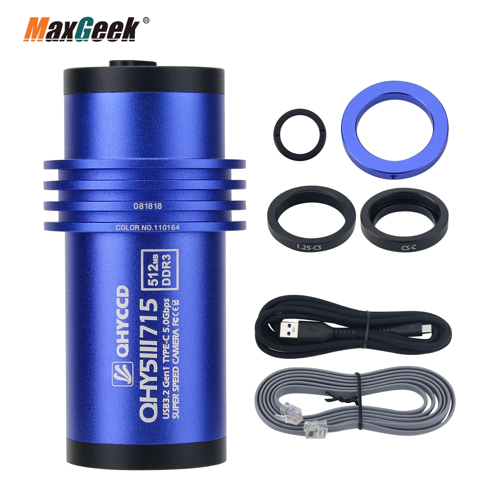 Teseek QHY5III715C New Generation 4K Planet Guide Astronomy Camera 1.45um 8.4Mega Pixel Astronomical Accessory