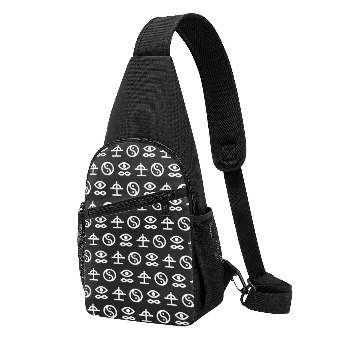Bad Omens Is An American Metalcore Chest Bag Men Sling Crossbody Backpack Chest Bag Travel Hiking Daypack Shoulder Bag