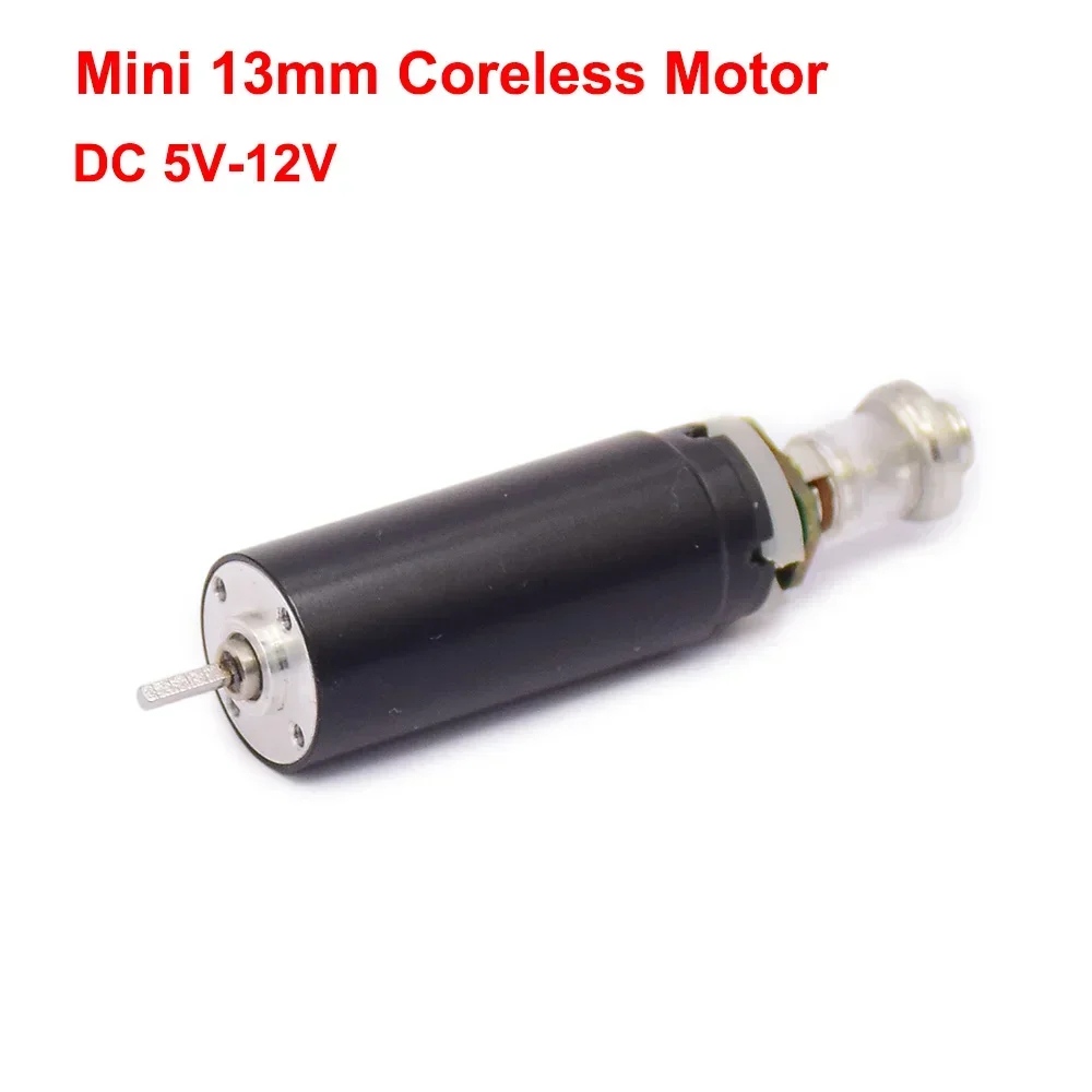 Mini 13mm*32mm 5-pole Rotor Coreless Motor DC 6V 9V 12V 8500RPM D-Shaft with Jack Replace Maxon Faulhaber for Grinding Machine