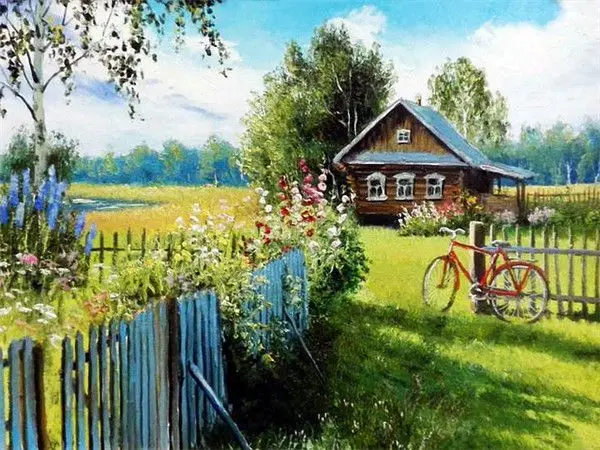 GATYZTORY Malerei Durch Zahlen Schöne Dorf DIY Handwerk Acryl Farbe Anzahl Malerei AUF Leinwand Malerei Für Wand Kunst 40x50CM