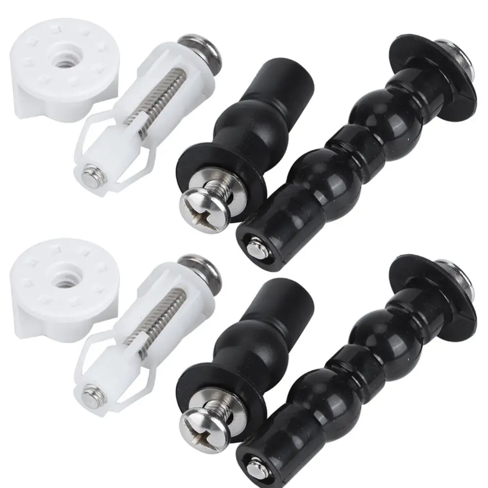304 Stainless Steel Toilet Seat Screws Universal Fit Corrosion Resistant Toilet Cover Bolts Complete Kit
