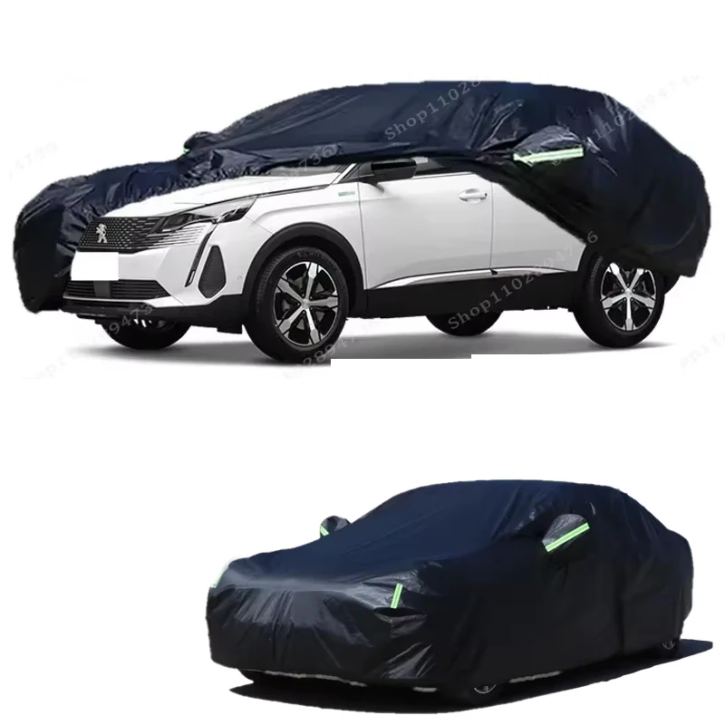 

For Peugeot 4008 PHEV Car Covers Outdoor Waterproof Dustproof Sun Rain Snow Protection Thick Oxford Cloth Car Accessories