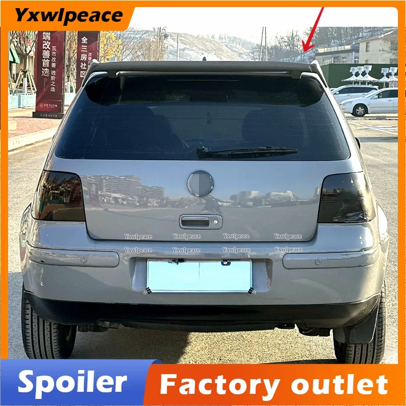 For Volkswagen Golf 4 MK4 Roof Spoiler 1998 - 2006 ABS Material Primer Color Car Rear Trunk Wing Body Kit Accessories