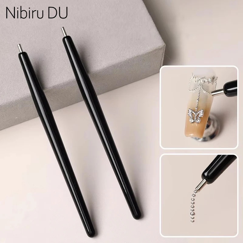 Nail Tools Suction Steel Ball Special Magnet Pen Nail Art Super Strong Iron Suction Cat Eye Nail Polish Bead Chain Tool