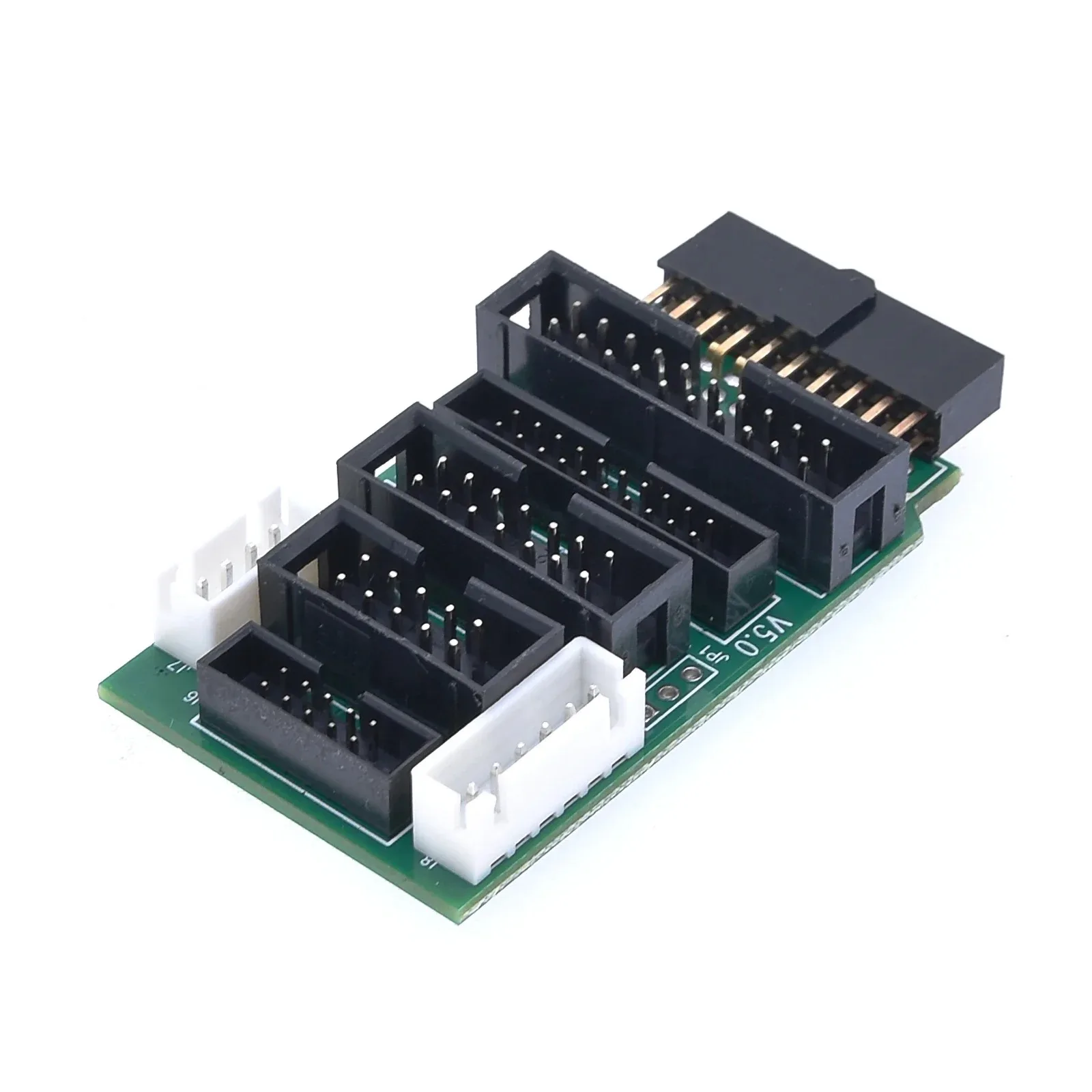 1Set ST LINK Stlink ST-Link V2 V8 JTAG Mini STM8 STM32 Simulator Download Programmer Programming With Cover DuPont Cable