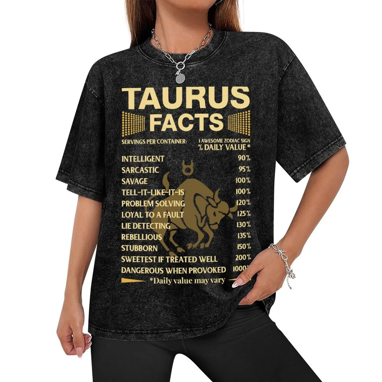 Taurus Facts Zodiac Sign Astrology Birthday Gift T-Shirt blue archive sweat boys whites plain black t shirts men