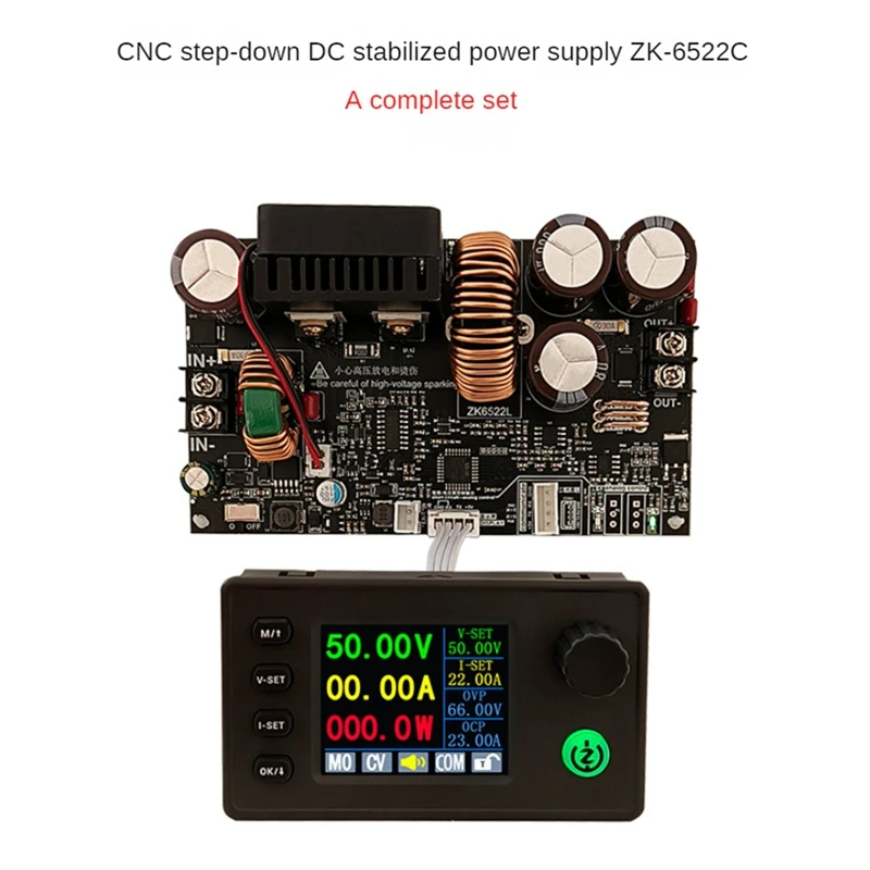 ZK6522C CNC Step-Down DC Power Supply Adjustable Voltage Voltage And Constant Voltage Constant Current Module 1430W