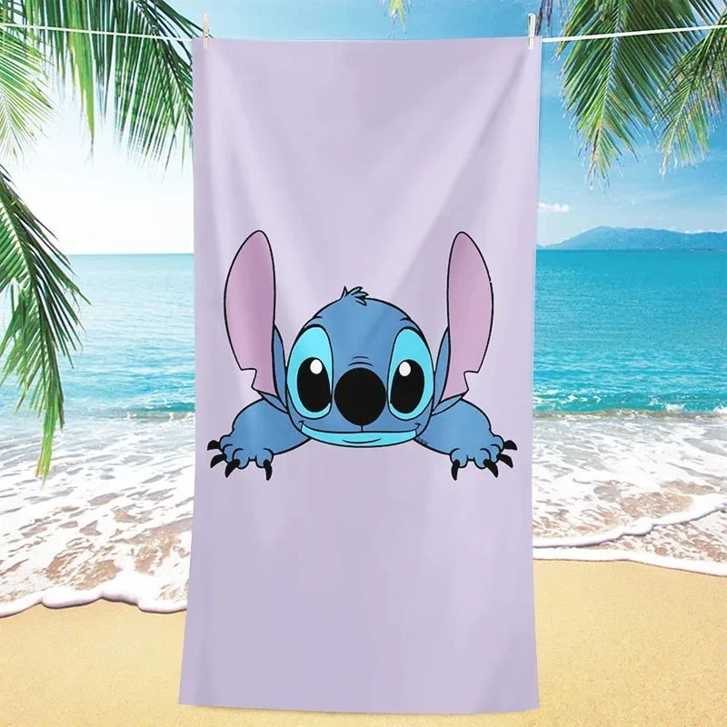 Disney Stitch Beach Towel Cute, Bathroom Decoration Towel Bath Towel, Travel Swimming, Teen Girl Boy Gift, Cute Anime Characters