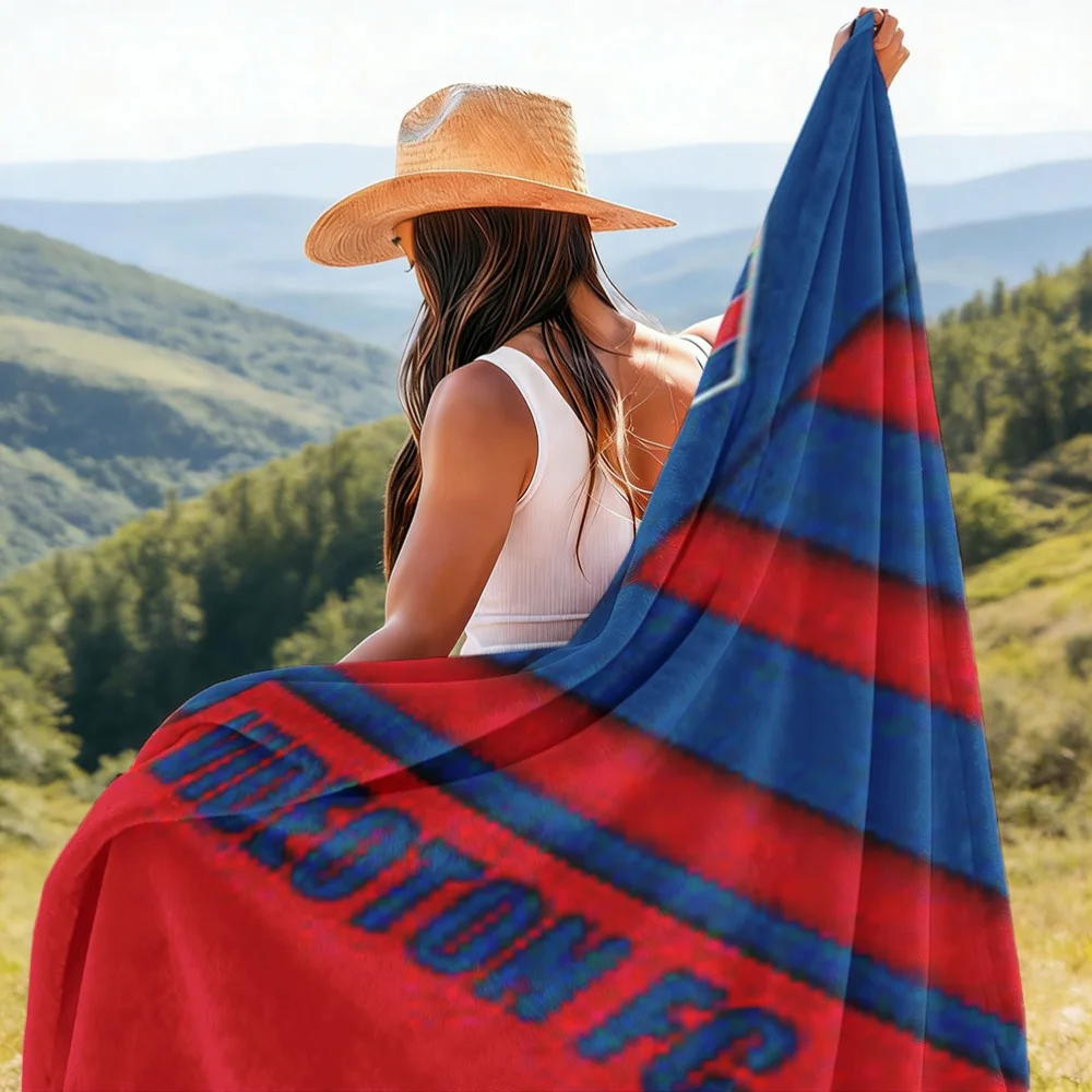 Premium Oversize Football Blanket Throw Sports Fan Gift Soccer Team Couch Picnic Blanket Cozy Merchandise 150x200cm
