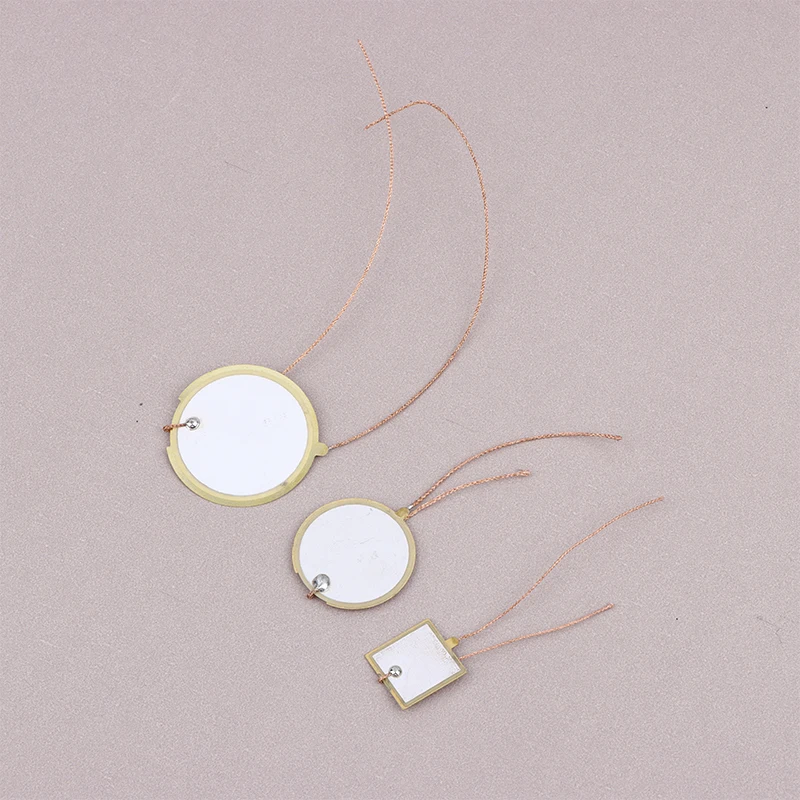 New【5Pcs 13/21.5mm Piezoelectric Ceramic Wafer Plate Piezo Ceramic Buzzers Double-sided Brass Ultrasonic Buzzer For Speaker】
