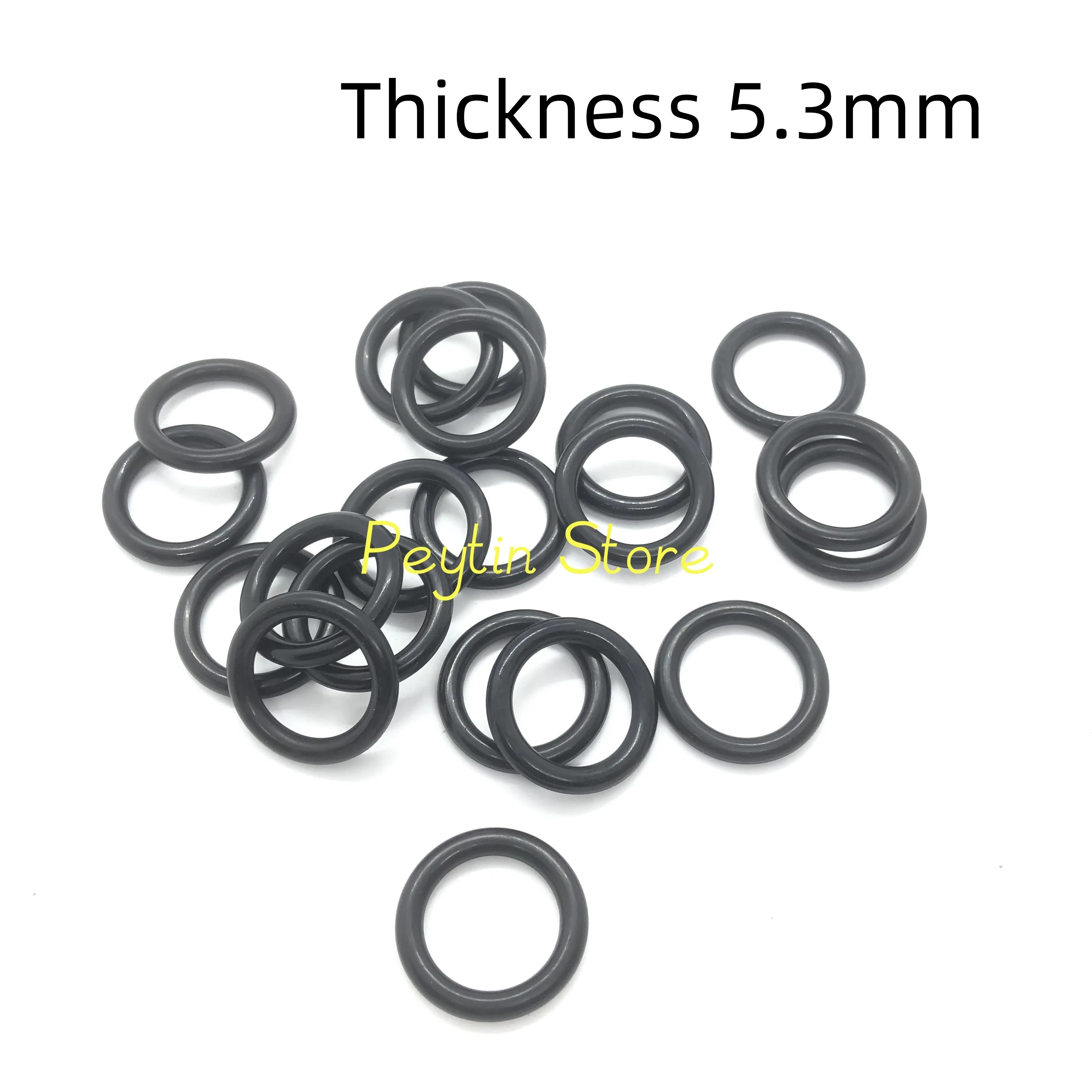 

2/10/20Pcs ID 18/20/22/23/24/32.5/33.5/34.5/35/36.5/~90/92.5/95x5.3mm Black NBR O-Ring Sealing Rubber Ring Washer Gaskets