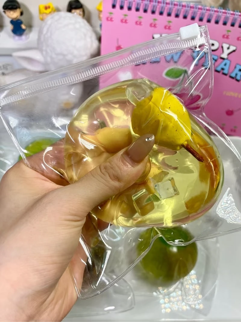 XiLing Shop Chiboki Original Summer Drink Series Jelly Handmade Squishy Ball Fast Rebound Fidget Pinch Toy - view 2