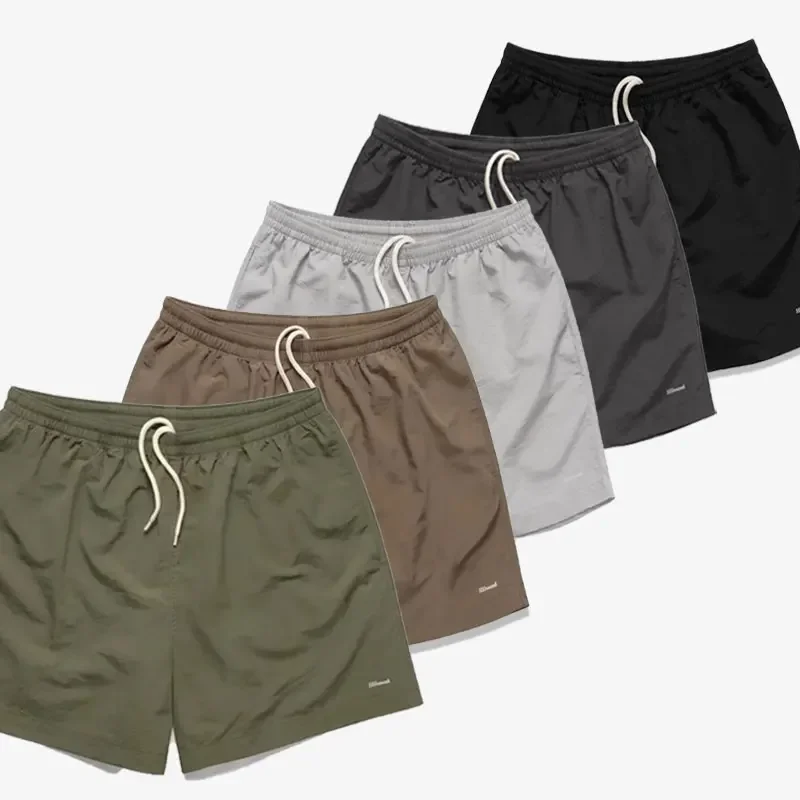 JJJJOUND-Shorts de nylon minimalistas americanos retro 90s, secagem rápida, esportes de 5 pontos, basquete, shorts de fitness