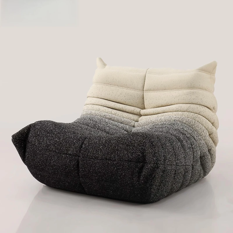 

Gradual change color caterpillar sofa small apartment light luxury simple modern single double Italian style Internet celebrity