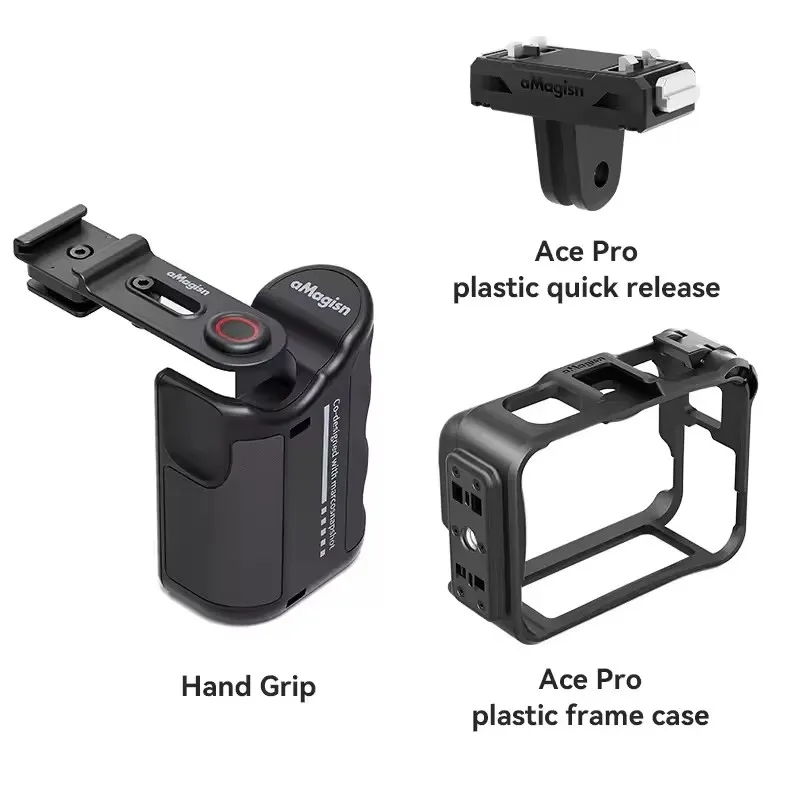 aMagisn Xplorer Grip Kit for Insta360 Ace Series Quick Release