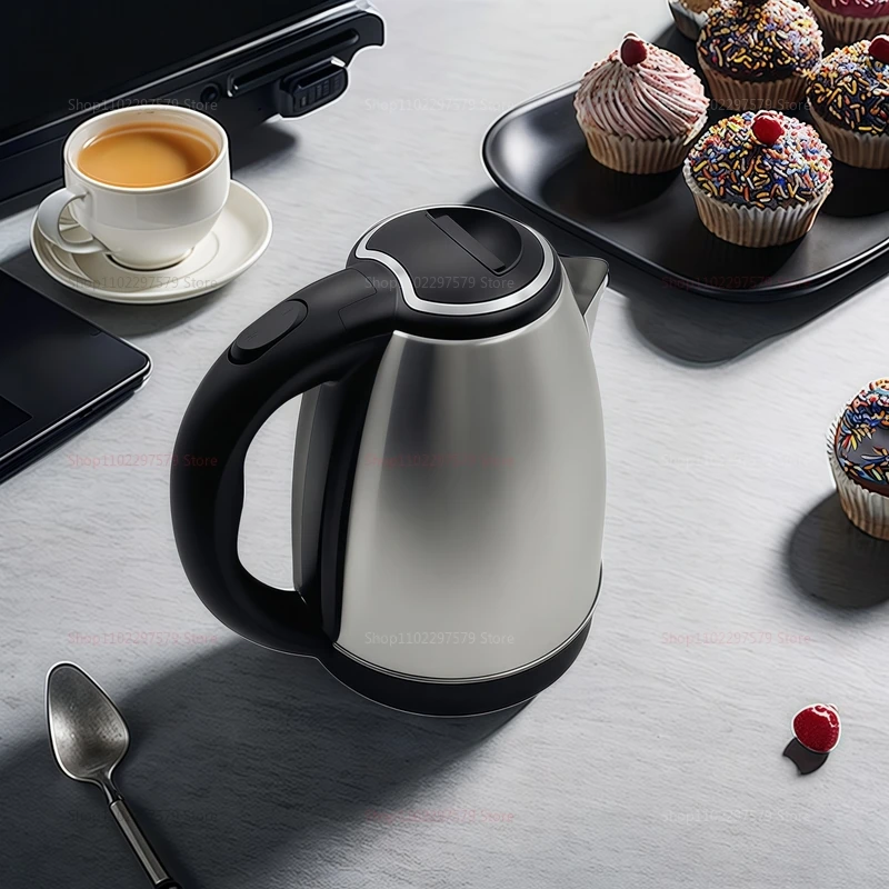 الغذاء الصف 304 الفولاذ المقاوم للصدأ غلاية كهربائية 2.0L سعة كبيرة تغليف سريع للفندق الأسرة المطبخ المحمولة غلاية ذكية