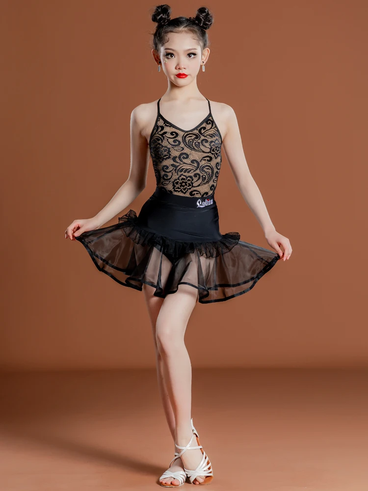 

Latin dance practice professional performance costume children's standards for children's separate practice costume