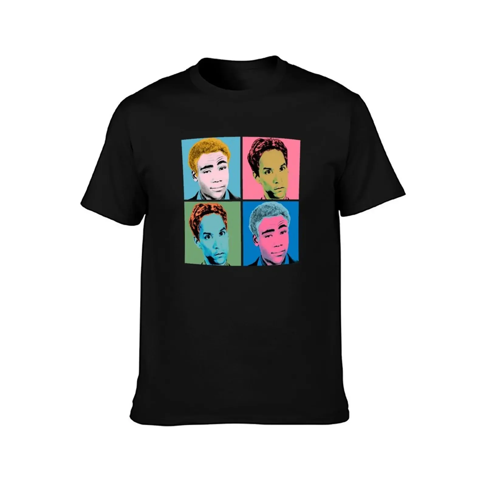 Troy and Abed Warhol T-Shirt anime figures Funny t-shirt men t shirt