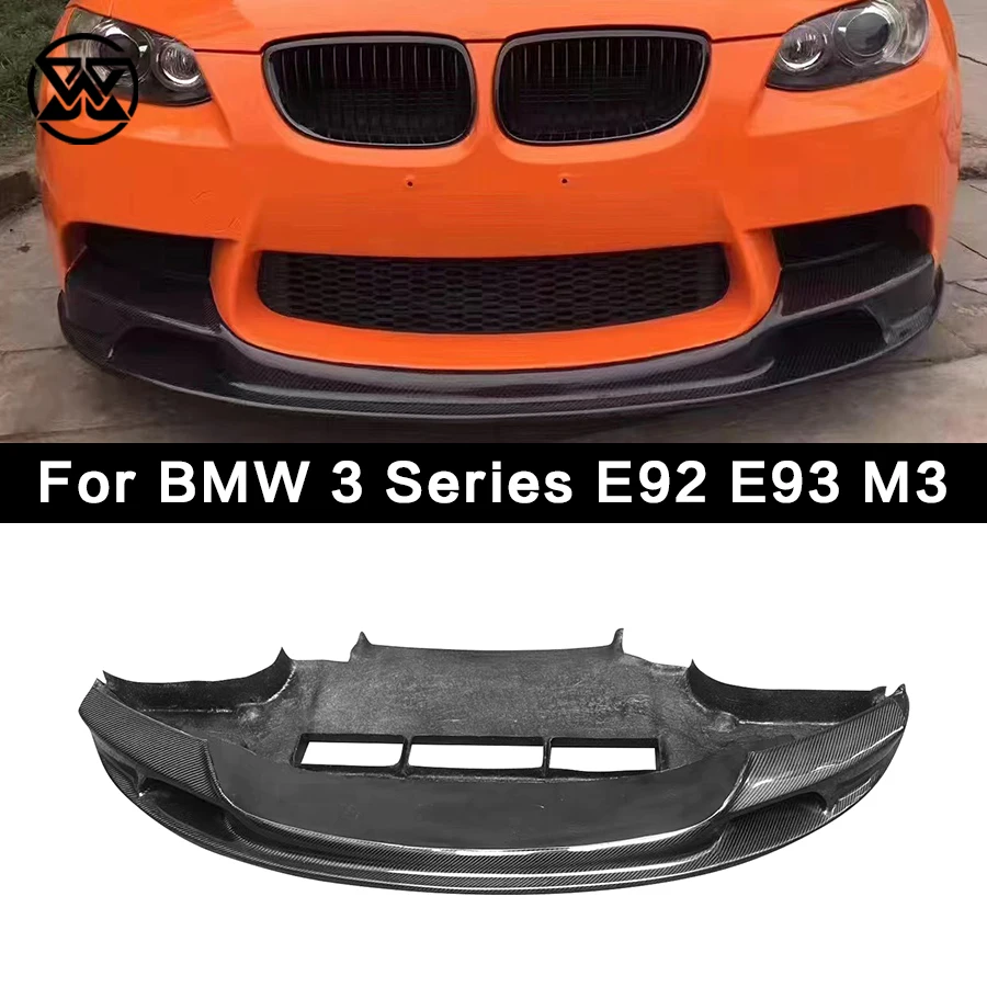 

Carbon Fiber Front Lip Splitter Trim Diffuser Lip Spoiler V-model Big Bottom Plate For BMW 3 Series 2-door E92 E93 M3 Body Kit