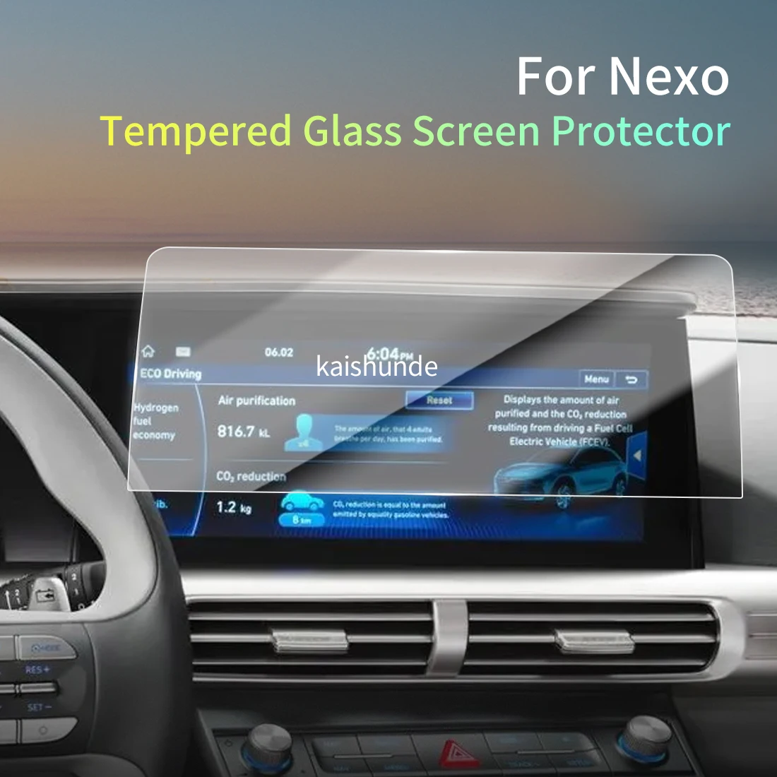 

Car Stickers Meters Protector For24 modern Nexo Tempered Glass Protective Film Display Navigation Vehicle