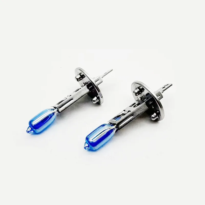 2pcs H1 Halogen Bulb 12V Crystal Super Bright White Car HeadLight Bulb High and low light fog lamp bulb 55w Halogen Lamp Source