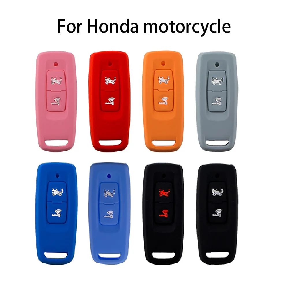 Motorcycle Key Case Cover Silicone Key Case Full Cover For Honda Adv 350 PCX 125 PCX160 AV 350 SH350i VISION 110 2021 2022 2023